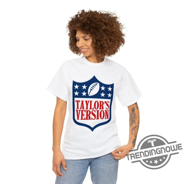 Nfl Taylors Version Shirt Taylor and Travis Shirt Travis Kelce Taylor Shirt Taylor Swift Game T Shirt Taylor Swift Football Team Shirt trendingnowe.com 3