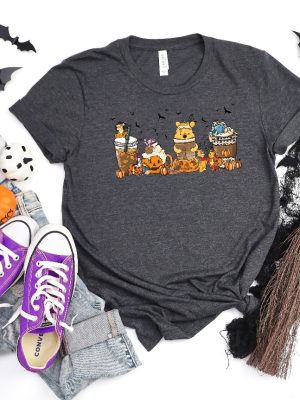 Winnie The Pooh Halloween Sweatshirt Winnie The Pooh Shirt Boba Shirt Latte Shirt Coffee Shirt Winnie The Pooh Blood And Honey Rabbit Halloween Disposable Coffee Cups revetee 2