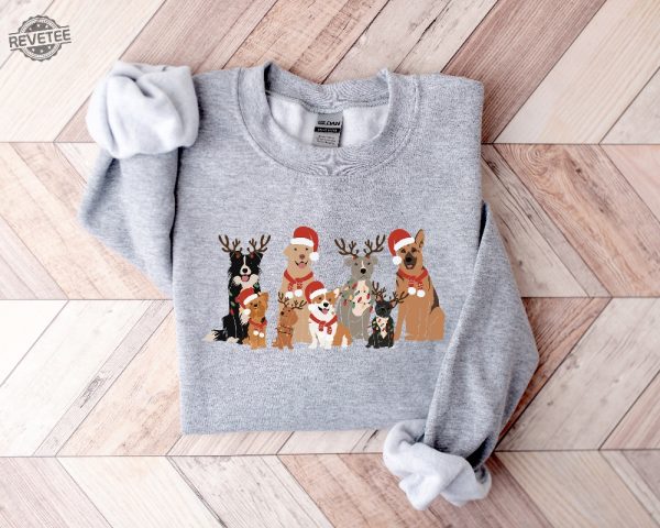 Christmas Dog Sweatshirt Dog Owner Christmas Gift Dog Christmas Sweatshirt Christmas Sweater Holiday Sweater Christmas Shirt Dog Gift Christmas Gift Ideas By Age revetee 1