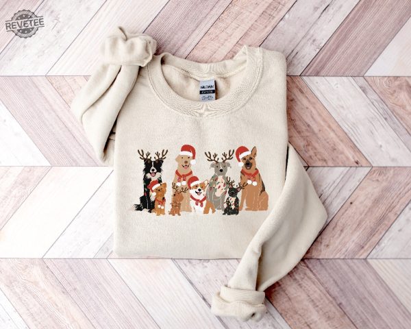 Christmas Dog Sweatshirt Dog Owner Christmas Gift Dog Christmas Sweatshirt Christmas Sweater Holiday Sweater Christmas Shirt Dog Gift Christmas Gift Ideas By Age revetee 2