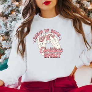 Rolling Up Some Christmas Spirit Sweatshirt Funny Christmas Sweatshirt Christmas Sweatshirt Funny Christmas Sweatshirt Christmas Gift Shirt Christmas Shirt Ideas revetee 4