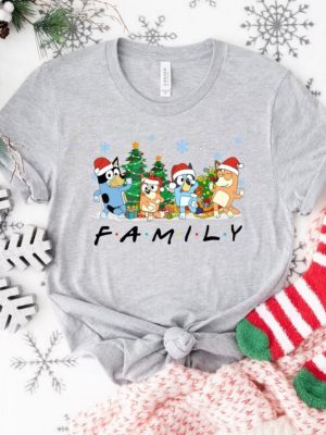 Christmas Bluey Family Shirt Christmas Family Bluey Shirt Sweatshirt Hoodie Bluey Party Shirt Bluey Christmas Trip Shirt Spirit Halloween Bluey Themed Birthday Party New revetee 2