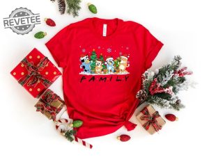 Christmas Bluey Family Shirt Christmas Family Bluey Shirt Sweatshirt Hoodie Bluey Party Shirt Bluey Christmas Trip Shirt Spirit Halloween Bluey Themed Birthday Party New revetee 4