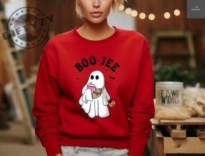 Halloween Ghost Sweatshirt Boo Jee Tshirt Boo Spooky Ghost Hoodie Spooky Season Ghost Sweater Spooky Vibes Shirt Halloween Gifts giftyzy 2