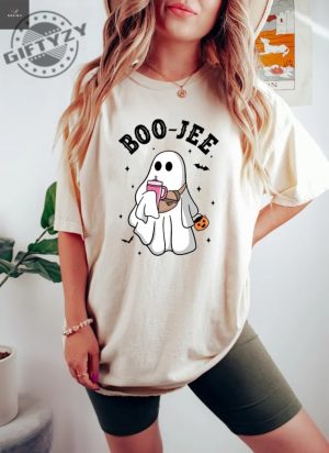 Halloween Ghost Sweatshirt Boo Jee Tshirt Boo Spooky Ghost Hoodie Spooky Season Ghost Sweater Spooky Vibes Shirt Halloween Gifts giftyzy 6