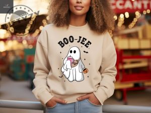 Halloween Ghost Sweatshirt Boo Jee Tshirt Boo Spooky Ghost Hoodie Spooky Season Ghost Sweater Spooky Vibes Shirt Halloween Gifts giftyzy 7