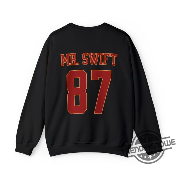 Yay Sports Go Taylors Boyfriend Shirt Swift Jersey Number 87 Shirt Kansas City Football Shirt She Put Him On The Map Shirt trendingnowe 4