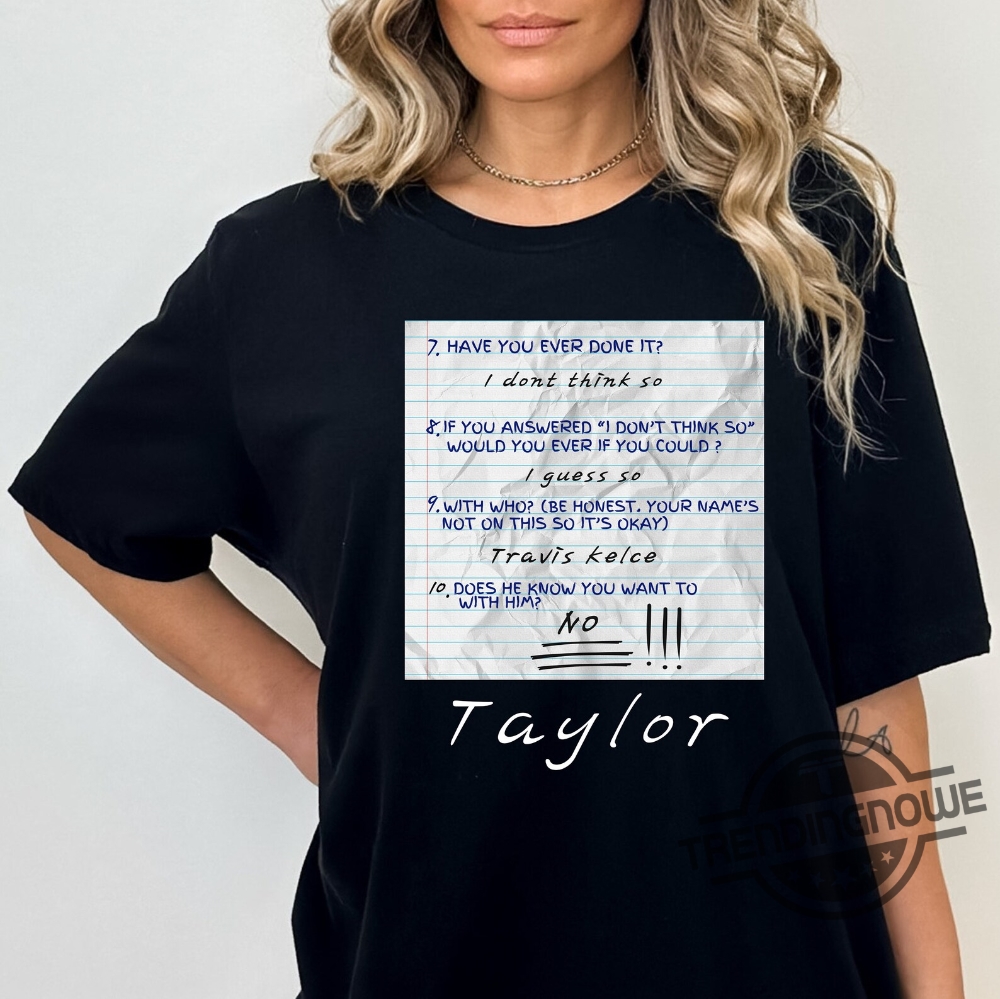 Taylor Swift Chiefs Shirt Taylor Swift Travis Kelce Kansas City KC Chiefs  Eras Tour Shirt Red Taylor's Version T-Shirt - Trendingnowe