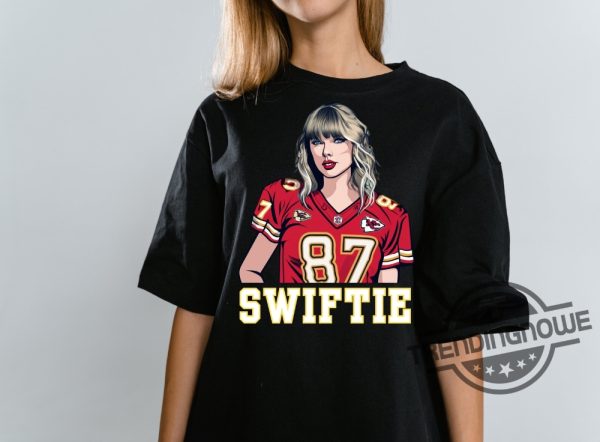 Taylors Boyfriend Shirt Swiftie Taylor Swift Shirt Travis Kelce T Shirt Inspired Shirt Football Shirt Kc Football Shirt Chiefs Shirt trendingnowe 1
