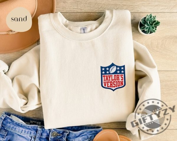 Embroidered Nfl Taylor Version Shirt Taylor Travis Jersey Tshirt Football Crewneck Sweatshirt Unisex Plus Sizes Hoodie Nfl Taylors Version Shirt giftyzy 2