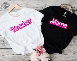 Custom Name Doll Baby Girl Birthday Shirt School Teacher Party Shirt Custom Bride Babe Girls Shirt Barbie T Shirt Womens Barbie Shirt Near Me Teacher Barbie Shirt Allan Barbie Shirt revetee 3 1