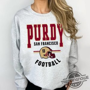 Brock Purdy Shirt, San Francisco Football Unisex Hoodie Short Sleeve