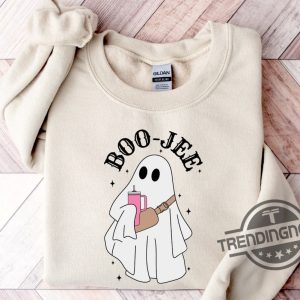 Boo Jee Ghost Shirt Halloween Ghost Sweatshirt Boo Shirt Spooky Ghost Hoodie Spooky Season Ghost Sweater Spooky Vibes Shirt trendingnowe.com 2