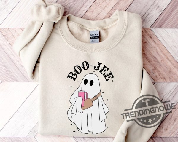 Boo Jee Ghost Shirt Halloween Ghost Sweatshirt Boo Shirt Spooky Ghost Hoodie Spooky Season Ghost Sweater Spooky Vibes Shirt trendingnowe.com 2