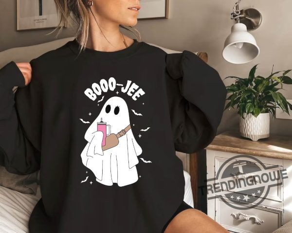 Boo Jee Ghost Shirt Spooky Vibes Shirt Halloween Ghost Sweatshirt Boo Shirt Spooky Ghost Hoodie Spooky Season Ghost Sweater trendingnowe.com 3