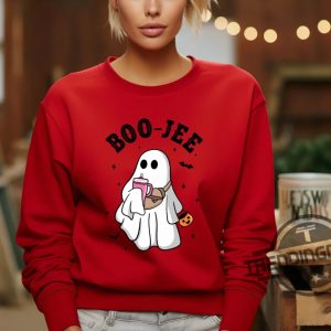 Funny Boo Jee Ghost Shirt Spooky Season Ghost Sweater Spooky Vibes Shirt Halloween Ghost Sweatshirt Boo Shirt Spooky Ghost Hoodie trendingnowe.com 3