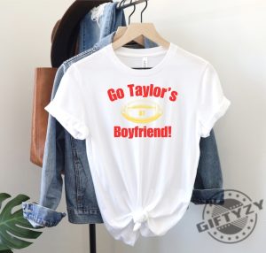 Kansas City Chiefs Shirt Travis Kelce Taylor Swift Hoodie Go Taylors Boyfriend Sweatshirt Go Sports Travis Taylor Tshirt Unisex Shirt giftyzy 4