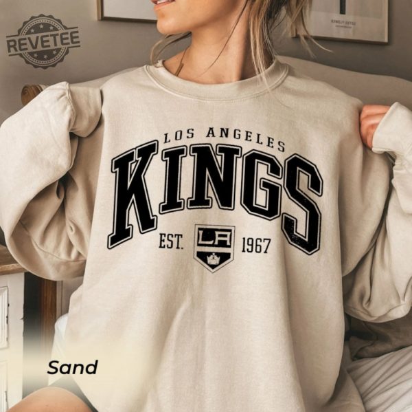 Lakings Shirt Kings Tee Hockey Sweatshirt Vintage Sweatshirt College Sweater Hockey Fan Shirt Los Angeles Shirt La Kings Promotions La Kings Season Opener Unique revetee 2