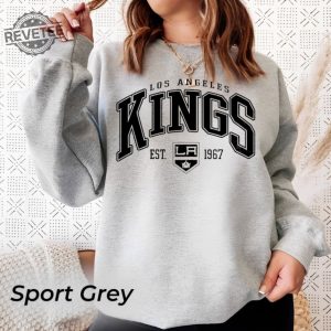 Lakings Shirt Kings Tee Hockey Sweatshirt Vintage Sweatshirt College Sweater Hockey Fan Shirt Los Angeles Shirt La Kings Promotions La Kings Season Opener Unique revetee 3