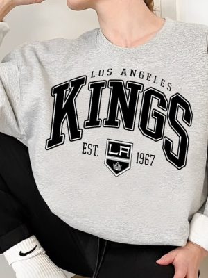 Lakings Shirt Kings Tee Hockey Sweatshirt Vintage Sweatshirt College Sweater Hockey Fan Shirt Los Angeles Shirt La Kings Promotions La Kings Season Opener Unique revetee 4