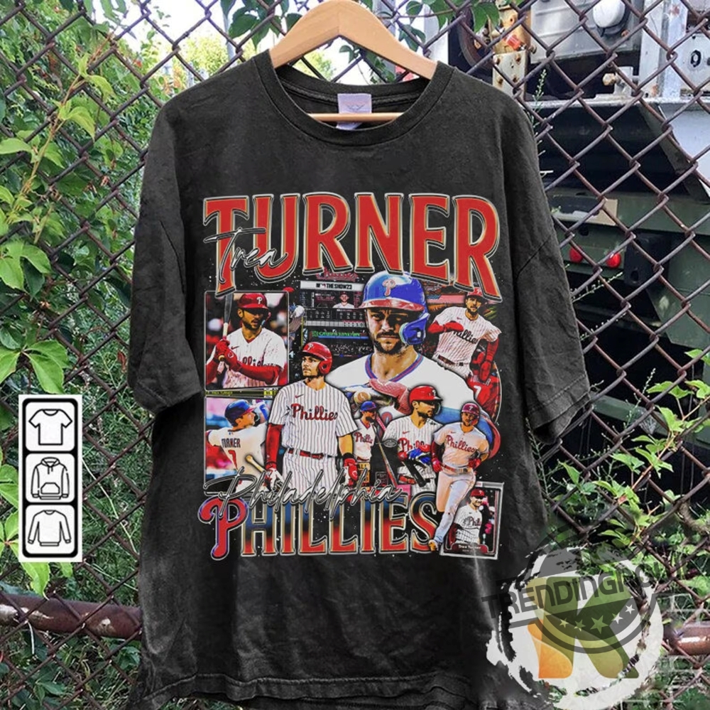 Trea Turner Jersey Number 7 8 All Over Printed Trea Turner Shirts