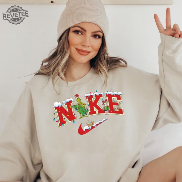 Christmas Sweatshirt Grinch Face Shirt Resting Grinch Face Shirt Boys Grinch Shirt Kobe Grinch Grinch Christmas Tree Grinch Nike Hoodie Grinch Countdown To Christmas New revetee 1