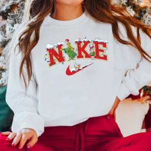 Christmas Sweatshirt Grinch Face Shirt Resting Grinch Face Shirt Boys Grinch Shirt Kobe Grinch Grinch Christmas Tree Grinch Nike Hoodie Grinch Countdown To Christmas New revetee 3