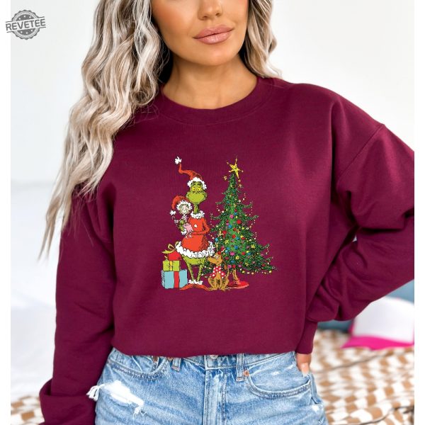 Grinch Christmas Sweatshirt Christmas Sweatshirt Grinch Countdown To Christmas Resting Grinch Face Shirt Girls Grinch Shirt Kobe Grinch Costume Adult Nike Grinch Hoodie revetee 4