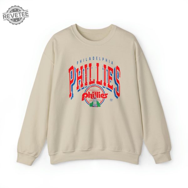 Phillies Baseball Sweatshirt Philadelphia Phillies Vintage Baseball Sweatshirt Retro Phillies Shirt Womens Phillies Sweatshirt Youth Phillies Hoodie Womens Phillies Hoodie revetee 5