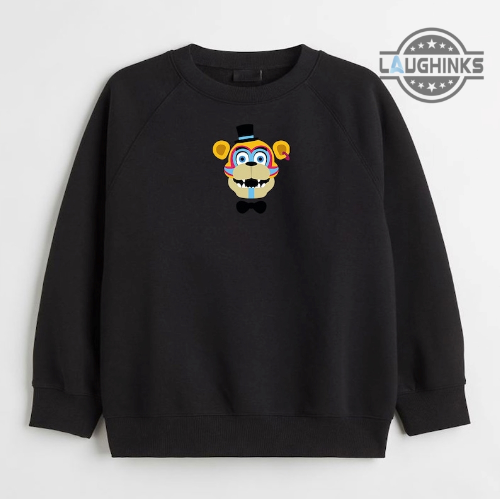 Women Drop Shoulder Embroidery Bears Front Oversized Sweatshirt