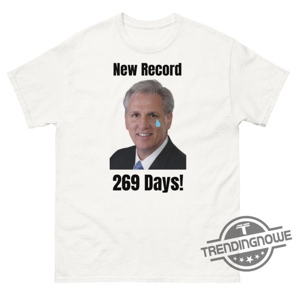 Kevin McCarthy Ousted New Record Shirt Kevin McCarthy Ousted 2023 2023 Shirt Funny T Shirt Kevin McCarthy Shirt trendingnowe.com 1