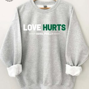 Love Hurts No One Like Us We Dont Care Shirt Retro Eagles Sweatshirt Philly Eagles Fly Eagles Fly Pictures Fly Eagles Fly Shirt Philadelphia Eagles Vintage Eagles Sweatshirt Unique revetee 3