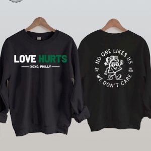 Love Hurts No One Like Us We Dont Care Shirt Retro Eagles Sweatshirt Philly Eagles Fly Eagles Fly Pictures Fly Eagles Fly Shirt Philadelphia Eagles Vintage Eagles Sweatshirt Unique revetee 7