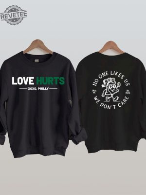 Love Hurts No One Like Us We Dont Care Shirt Retro Eagles Sweatshirt Philly Eagles Fly Eagles Fly Pictures Fly Eagles Fly Shirt Philadelphia Eagles Vintage Eagles Sweatshirt Unique revetee 7