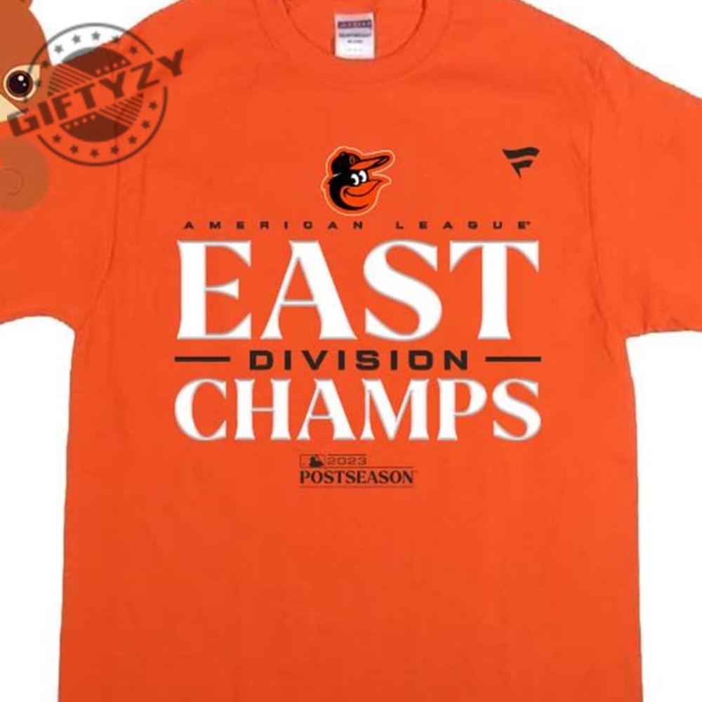 Orioles Al East Champions Shirt Baltimore Orioles Hoodie 2023 Al East Division Champions Locker Tshirt Trending Unisex Sweater Gifts For Fan Shirt