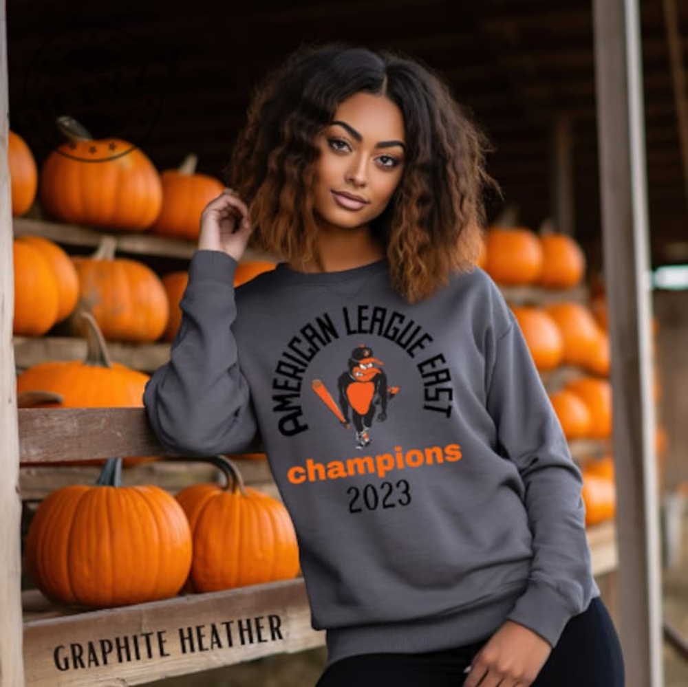 Baltimore Orioles American League Shirt East Champions 2023 Hoodie Take October Sports Fan Baseball Sweatshirt Fan Playoffs Trending Unisex Tshirt Orioles Al East Champions Shirt