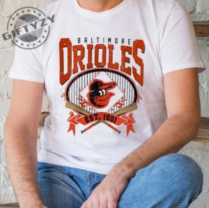 Baltimore Oriole Est 1901 Shirt Oriole Trending Sweatshirt Baltimore Baseball Hoodie Retro Oriole Tshirt Baseball Fan Shirt giftyzy 2