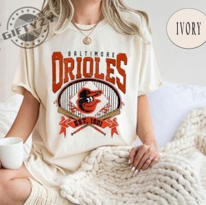 Baltimore Oriole Est 1901 Shirt Oriole Trending Sweatshirt Baltimore Baseball Hoodie Retro Oriole Tshirt Baseball Fan Shirt giftyzy 3