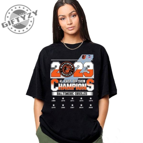 Orioles Al East Champions Shirt Orioles Al East Champions Sweatshirt Lets Go Os Baltimore Hoodie Trending Unisex Tshirt Orioles 2023 Al East Division Champions Shirt giftyzy 2
