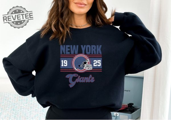 New York Giants Tshirt New York Giants Sweatshirt New York Giants Crewneck New York Giants Gift New York Giants Tee Nfl Shirt Unique revetee 1