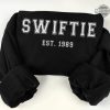 swiftie tshirt sweatshirt hoodie mens womens unisex embroidered taylor swift t shirt embroidery gift for swifties est 1989 seagulls shirts the eras tour 2023 laughinks 1