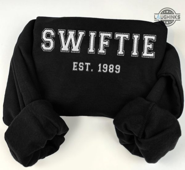 swiftie tshirt sweatshirt hoodie mens womens unisex embroidered taylor swift t shirt embroidery gift for swifties est 1989 seagulls shirts the eras tour 2023 laughinks 1