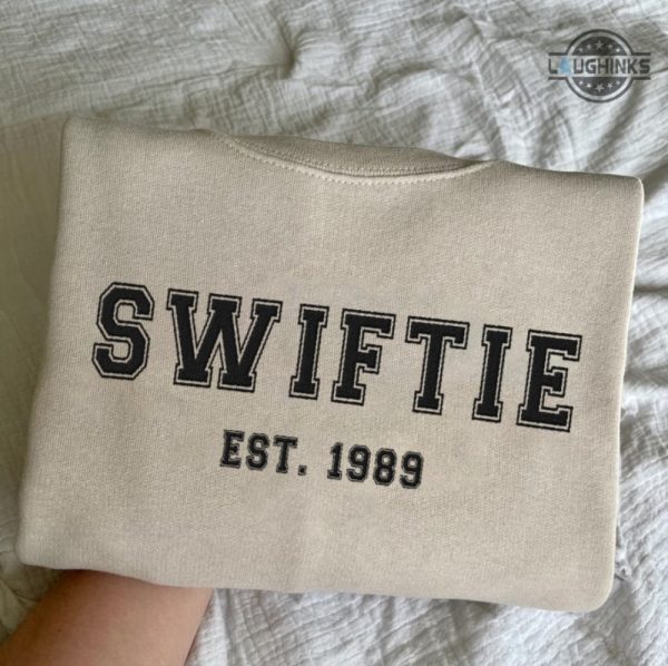 swiftie tshirt sweatshirt hoodie mens womens unisex embroidered taylor swift t shirt embroidery gift for swifties est 1989 seagulls shirts the eras tour 2023 laughinks 2