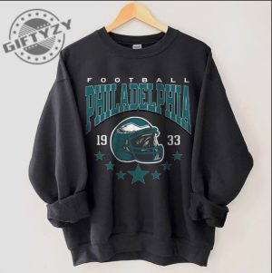 Philadelphia Football Shirt Vintage Style Philadelphia Football Crewneck Sweatshirt Football Hoodie Philadelphia Tshirt Football Gifts giftyzy 2