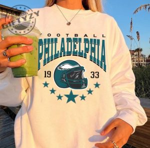 Philadelphia Football Shirt Vintage Style Philadelphia Football Crewneck Sweatshirt Football Hoodie Philadelphia Tshirt Football Gifts giftyzy 6