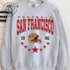 San Francisco Football Shirt Vintage Style San Francisco Football Crewneck Sweatshirt Football Hoodie Sf Football Tshirt Football Gift giftyzy 4