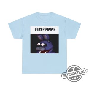 Fnaf Shirt Bonny Balls Freddy Fazbear FNAF Five Nights At Freddys Meme T Shirt trendingnowe.com 4