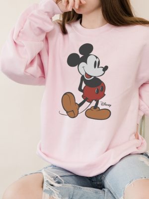 Disney Classic Mickey Mouse Pose Sweatshirt Mickey Hoodie Christmas Mickey Shirt Mickey Mouse Tshirt Mickey Mouse Sweatshirt Mickey Mouse Skeleton Shirt Unique revetee 4