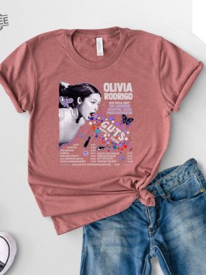 Guts Olivia Track List Shirt Olivia Rodrigo Album Guts Shirt Vampire Shirt Olivia Tour 2023 Guts Aesthetic Shirt Stick Season Olivia Rodrigo Stick Season Lyrics Unique revetee 5