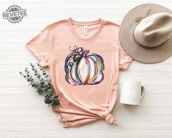 Watercolor Pumpkin Tshirt Colorful Pumpkin Shirt Watercolor Pumpkins Halloween Shirt Watercolor Pumpkin Clipart Great Pumpkin Believer Shirt Vintage Halloween Shirt New revetee 3
